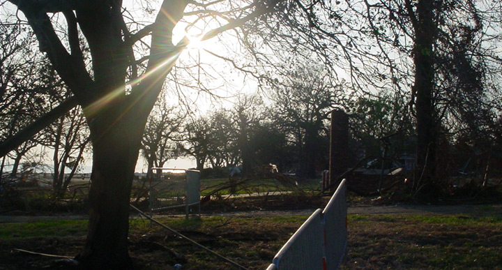 Biloxi Beach Sunset Near Keesler AFB Main Gate